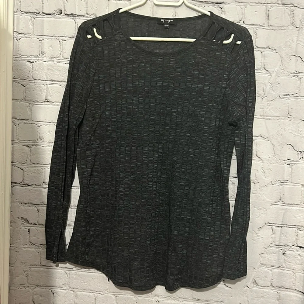LILY morgan scoop neck light sweater- XL - Picture 1 of 4